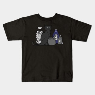 Halloween Potions Cat Kids T-Shirt